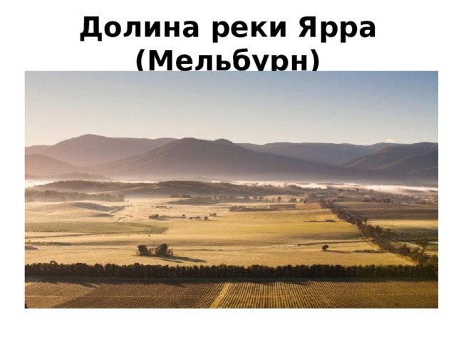 Мельбурн Долина Ярра