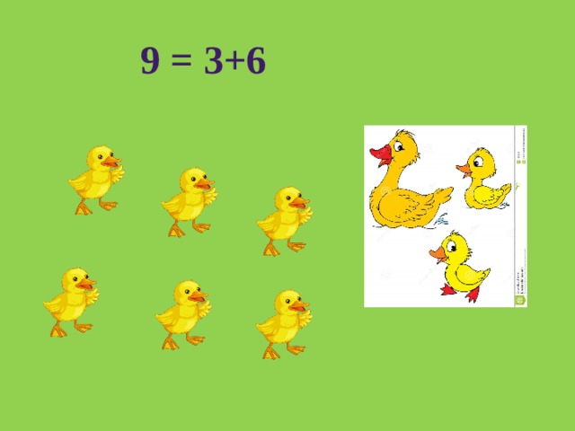 9 = 3+6 
