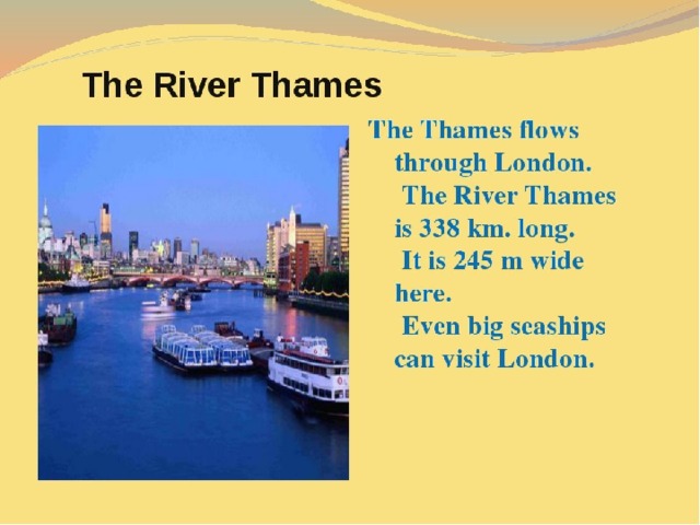 The thames презентация 8 класс