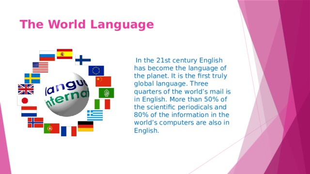 English as a global language