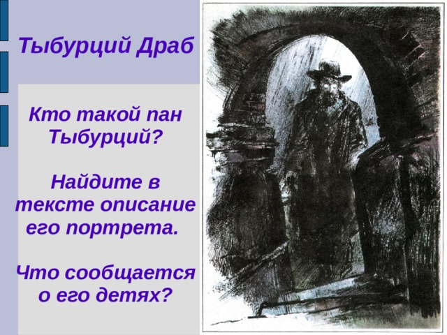 В дурном обществе описание замка. Тыбурций. Пан Тыбурций. Кто такой Тыбурций. Портрет Пан Тыбурций.