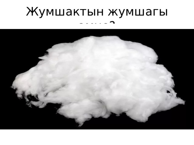 Жумшактын жумшагы эмне? 