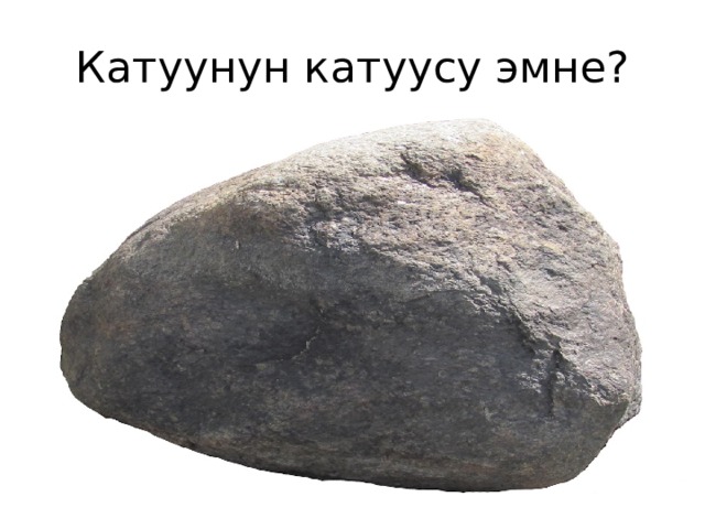 Катуунун катуусу эмне? 