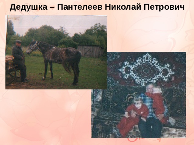 Дедушка – Пантелеев Николай Петрович 