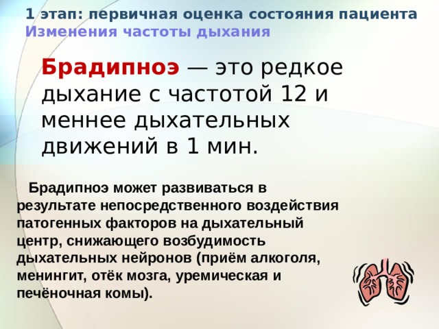 Потребность нормального дыхания