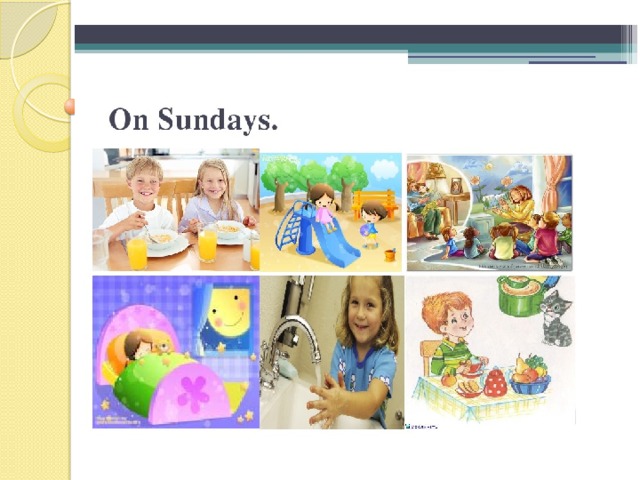 On sunday. On Sundays 3 класс презентация. Проект по английскому on Sundays. Портфолио по английскому on Sundays. On Sundays 3 класс.