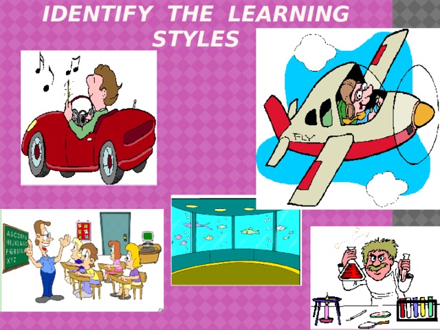 IDENTIFY THE LEARNING  styleS 