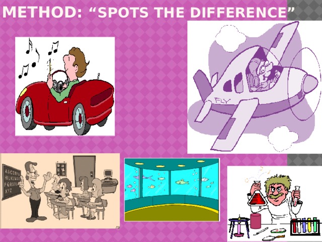 METHOD: “SPOTS THE DIFFERENCE” 