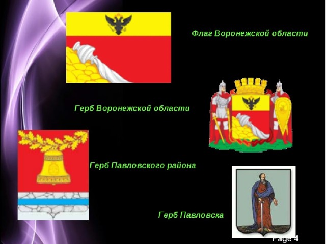 Как выглядит воронежская область флаг "О чём рассказывают гербы"