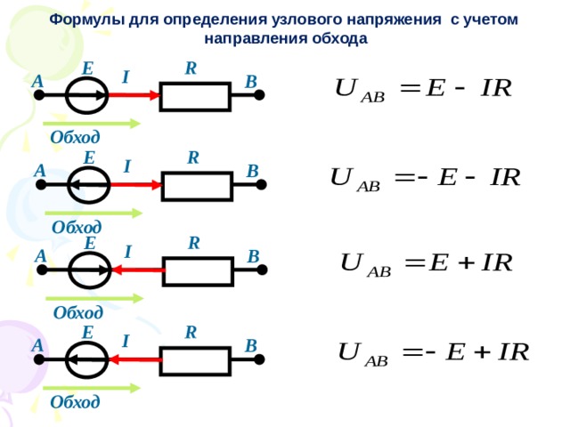 Укажите выражение узлового напряжения u10 для схемы