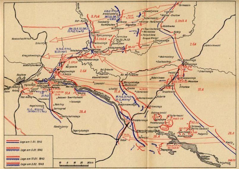 Немцы на кавказе в 1942 году карта