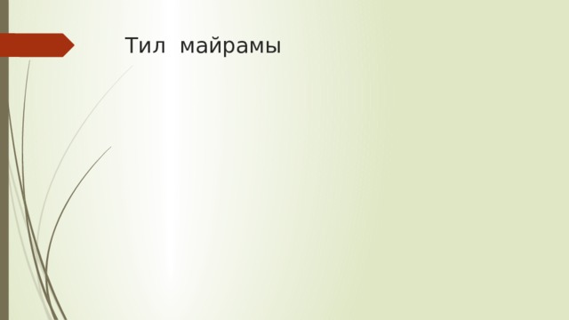 Тил майрамы 