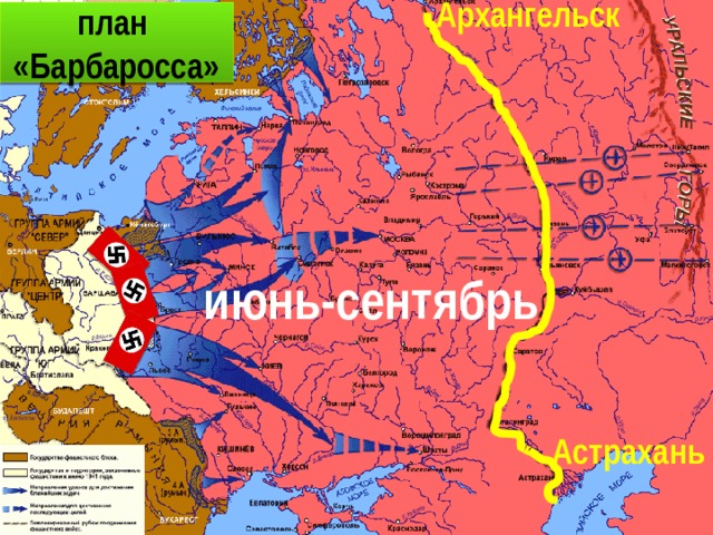 План немецкого командования по захвату советской территории до линии архангельск волга астрахань