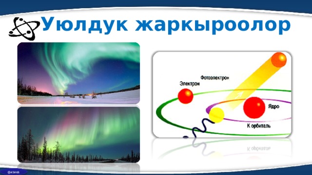 Уюлдук жаркыроолор физика  