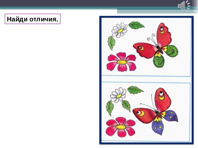 Найди отличия. 
