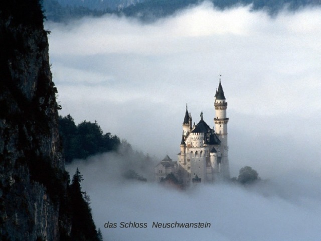 das Schloss Neuschwanstein  