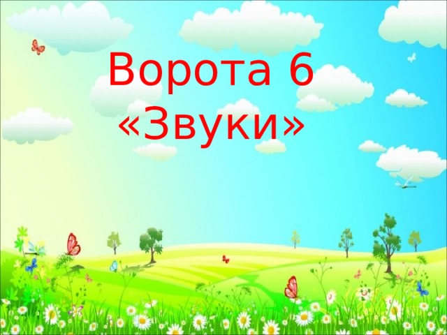 Ворота 6 «Звуки» 