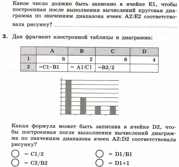 Контрольная работа по информатике 9 класс