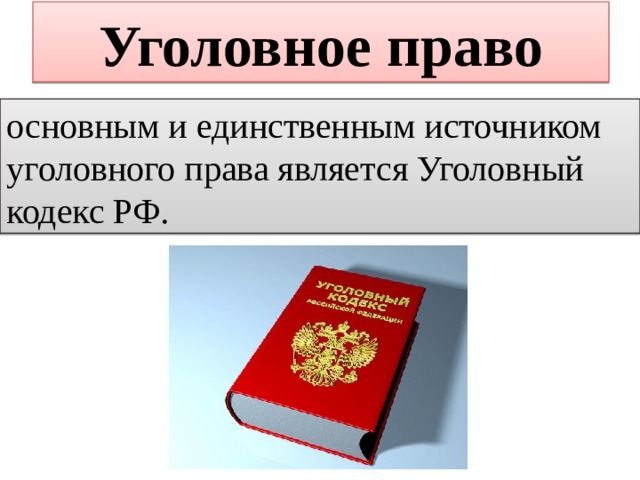 Уголовное право презентация 8 класс