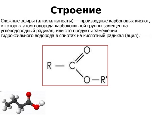 Сложные эфиры реферат