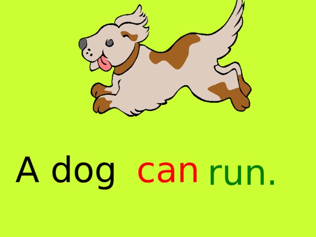I can run fast