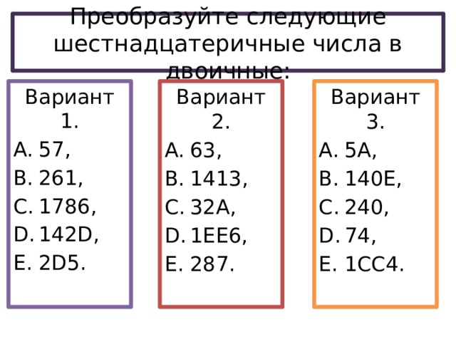 Печатаемые на клавиатуре числа вводятся как двоичные и преобразуются компьютером в десятичные