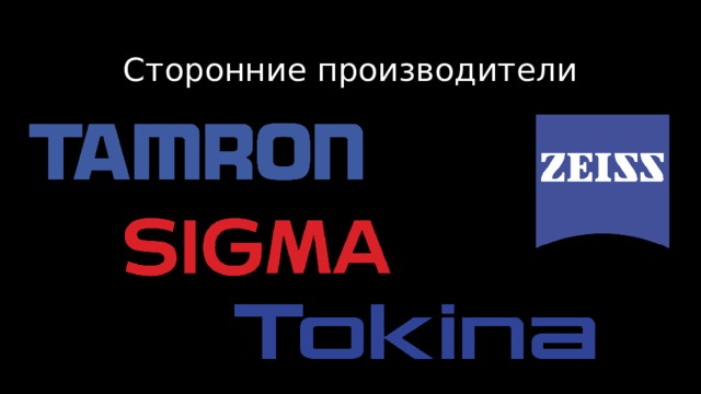 Сторонние производители 