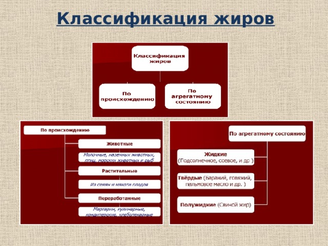 Презентация классификация жиров