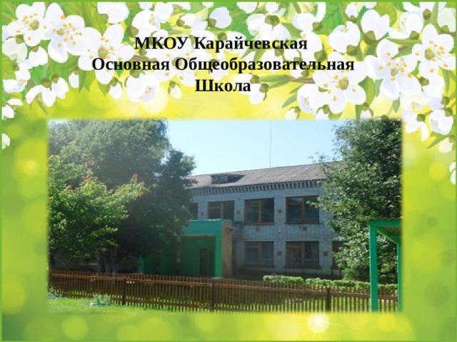 МКОУ Карайчевская Основная Общеобразовательная Школа 