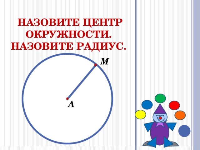 Как называется центр окружности. Граница круга называется. Делители называется окружность. Как называется окружность с гранями.