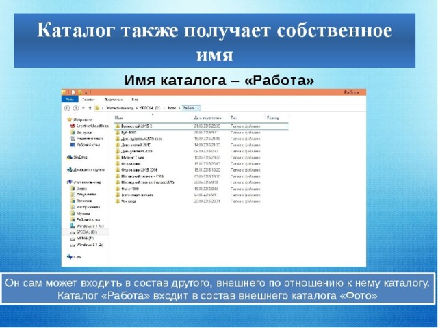 Символы в имени каталога. Имя каталога в информатике. Имя каталога пример. Правильные имена каталогов. Полное имя каталога.