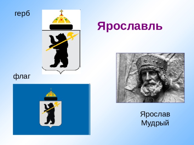 герб Ярославль флаг Ярослав Мудрый 