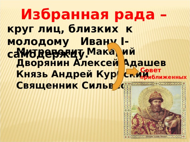 Дворянин Алексей Адашев. Андрей Курбский и Алексей Адашев. Алексей Адашев избранная рада. Митрополит Макарий избранная рада.