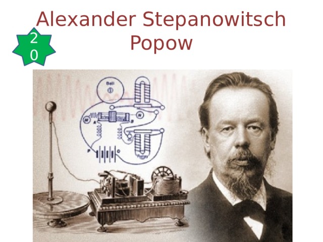 Alexander Stepanowitsch Popow 20 