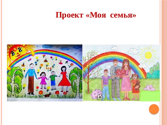 Проект «Моя  семья» 