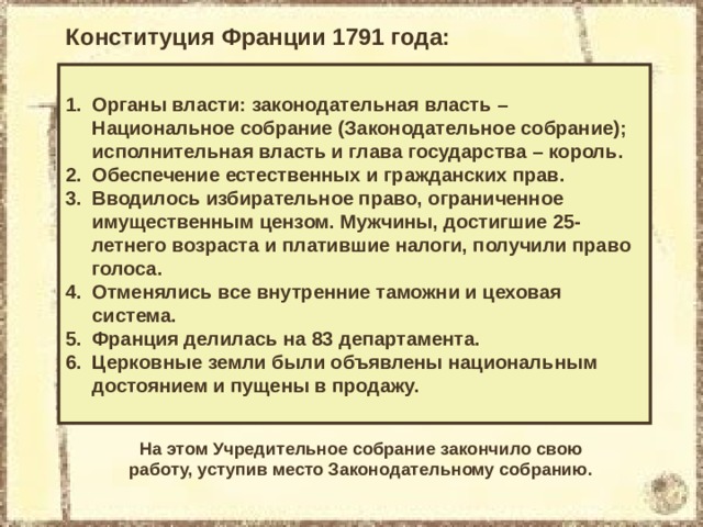 Конституция 1791