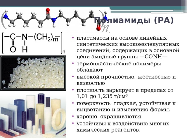 Полиамид презентация по химии