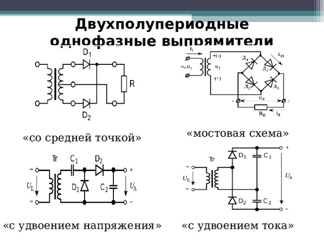 Схема со средней точкой