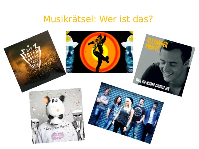 Musikrätsel: Wer ist das? 