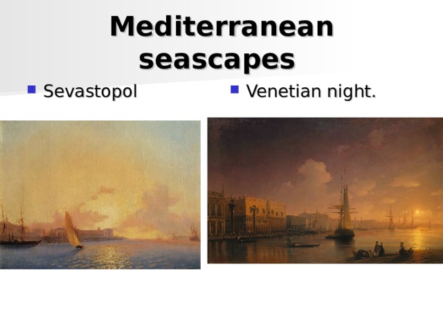 Mediterranean seascapes  Sevastopol Venetian night. 