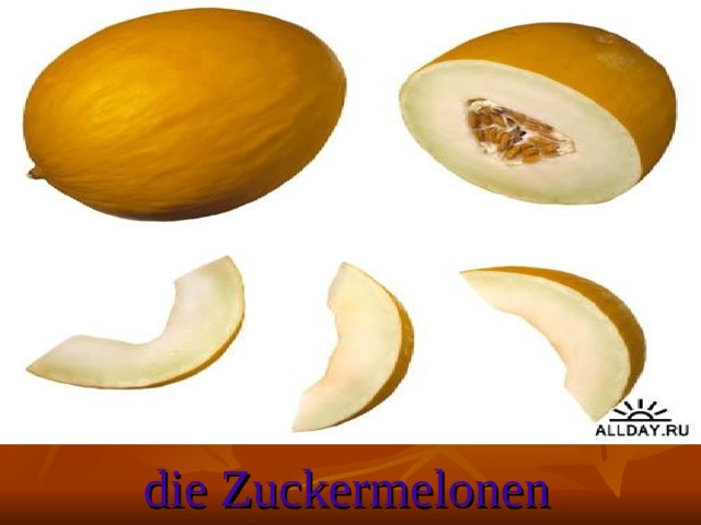 die Zuckermelonen