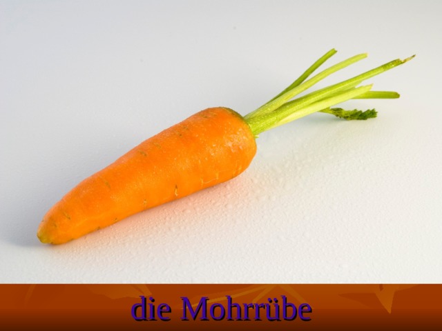 die Mohrrübe