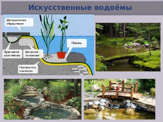 Искусственные водоёмы  