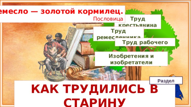 Что создавалось трудом ремесленника и рабочего 3 класс 21 век презентация