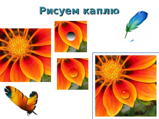 Рисуем каплю 
