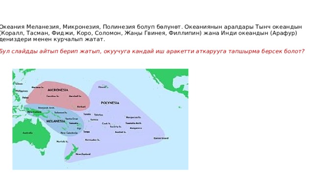 Описание полинезии по плану