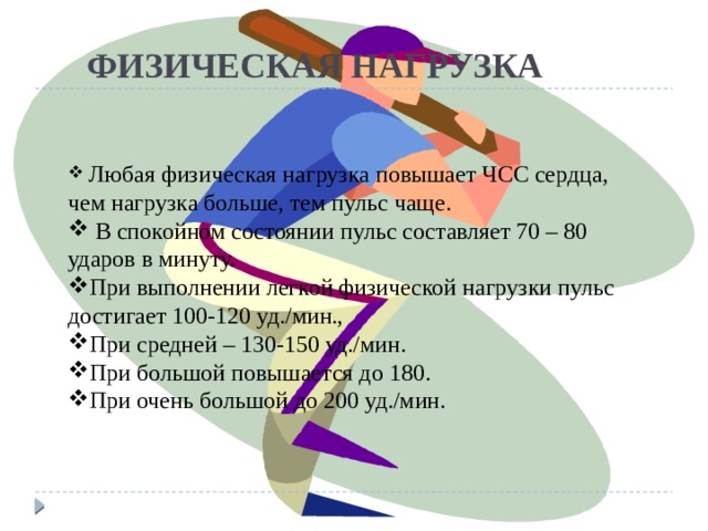 Правила контроля за физической нагрузкой по ЧСС