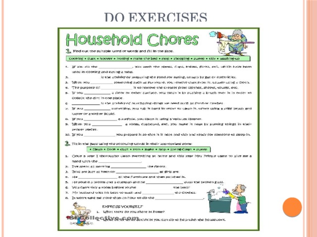  Do exercises 