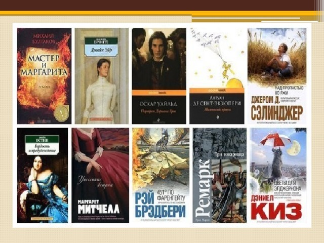 Презентация "Внеклассное чтение. Самые читаемые книги на