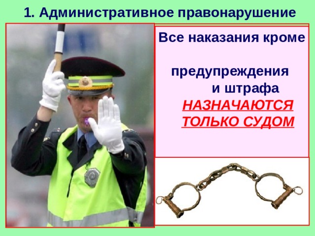Презентация административные правонарушения и наказания